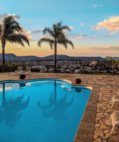 Day, Natural landscape, View (from property/room), City view, Garden view, Landmark view, Mountain view, Pool view, Swimming pool, sunbed