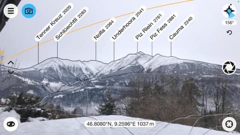 Natural landscape, Winter, Mountain view