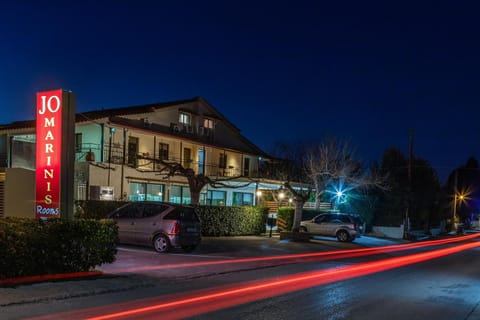 Property building, Night, Neighbourhood, Street view, Location, Parking