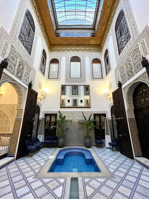 Property building, Patio, Pool view, Swimming pool