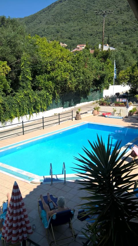 Natural landscape, Swimming pool, sunbed