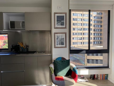 Kitchen or kitchenette, Living room