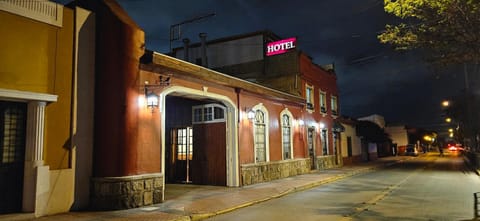 Property building, Night, Street view
