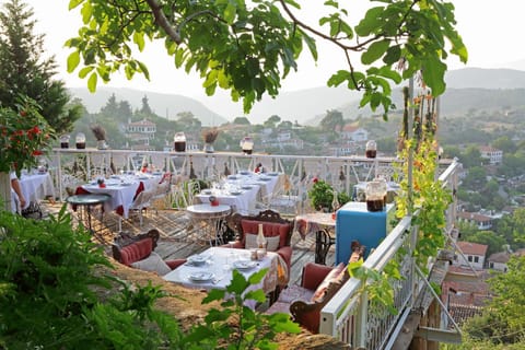 Restaurant/places to eat, Garden, Balcony/Terrace, Lounge or bar