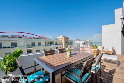 Balcony/Terrace, Dining area, City view