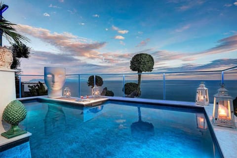 Natural landscape, Hot Tub, View (from property/room), Pool view, Sea view, Swimming pool