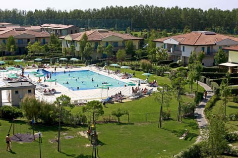 Bird's eye view, Summer, Swimming pool