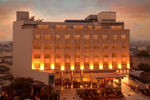 Property building, Sunset