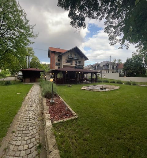 Property building, Garden view