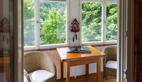 Natural landscape, Dining area, Garden view, Mountain view