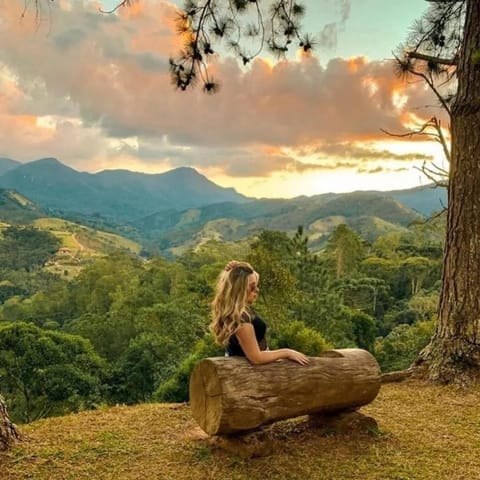 Day, Natural landscape, Mountain view, Sunset