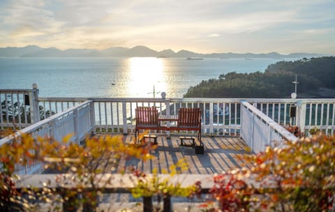 Balcony/Terrace, Sea view, Sunset