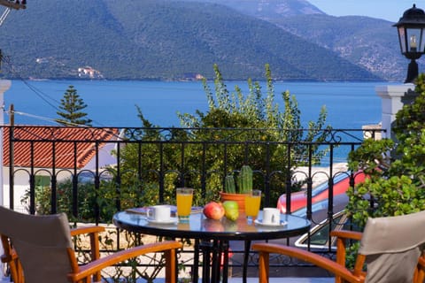 Patio, Balcony/Terrace, Seating area, Mountain view, Sea view