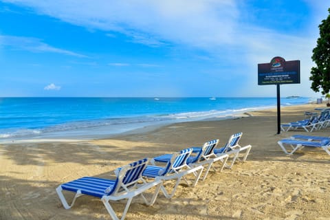Beach, sunbed