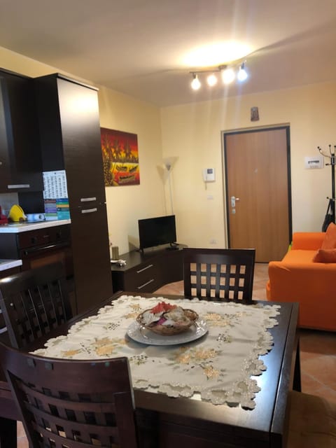 Kitchen or kitchenette, Living room, Dining area