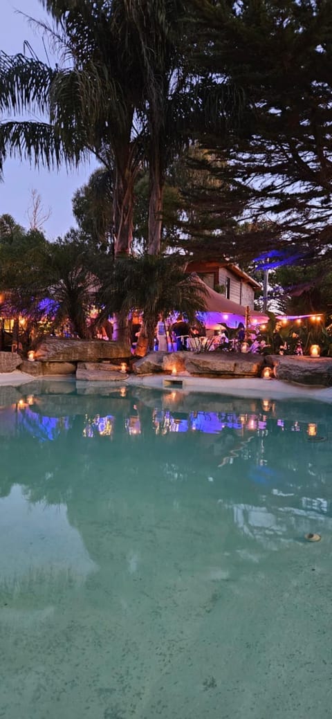 Spring, Night, Natural landscape, Summer, Pool view, Swimming pool