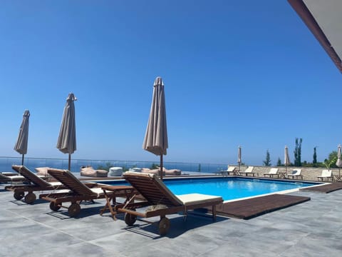 Pool view, Sea view, Swimming pool