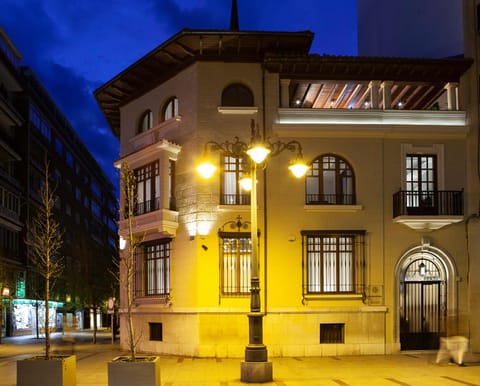 Property building, Sunset