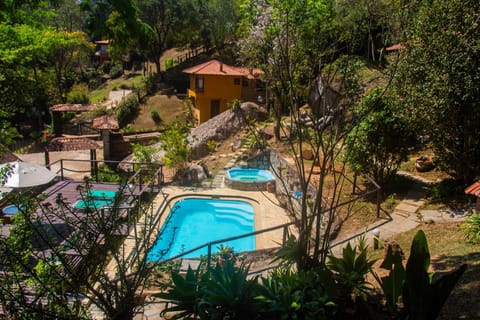Garden view, Pool view, Swimming pool, sunbed