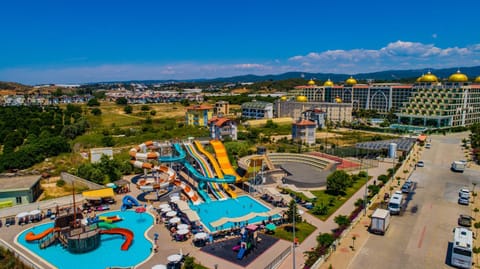 Day, Natural landscape, Children play ground, Pool view, Swimming pool, Parking