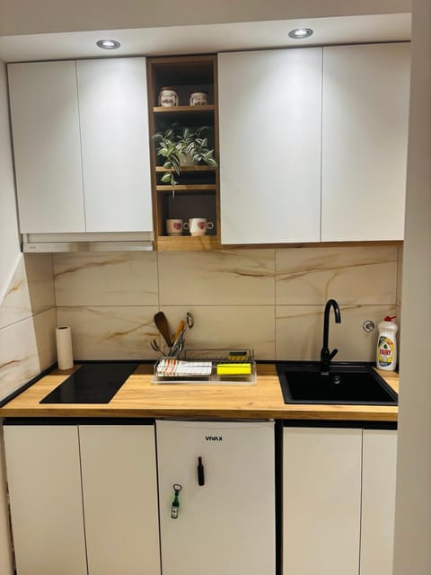 Kitchen or kitchenette, stove, kitchen