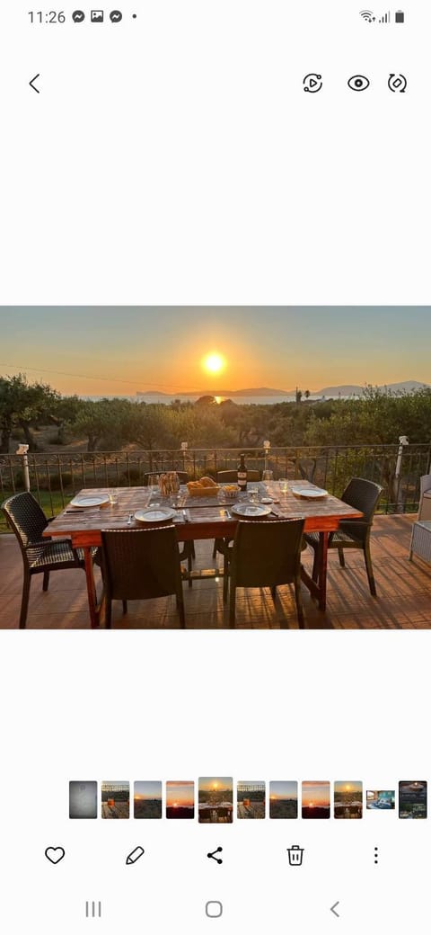 Natural landscape, Balcony/Terrace, Sea view, Sunset