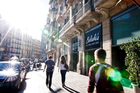 Facade/entrance, People, Property logo or sign, Street view
