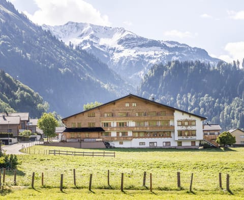 Property building, Spring, Natural landscape, Mountain view