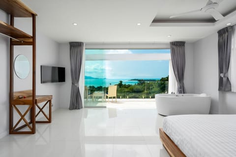 Bedroom, Sea view