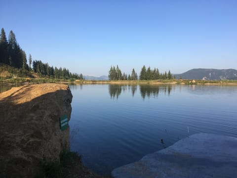 Natural landscape, Lake view, Mountain view