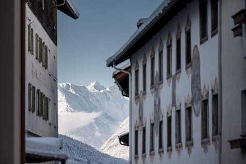 Property building, Day, Winter, Mountain view