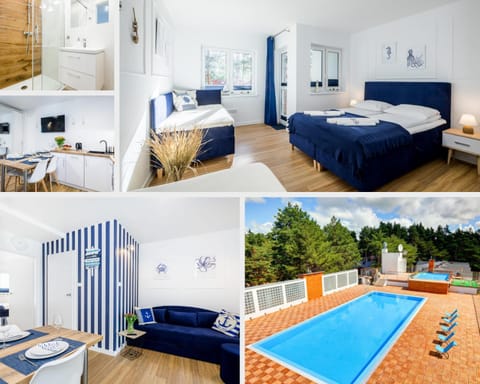 APARTAMENT 19B BLUE MARINE BASEN BRODZIKI PLAC ZABAW the BEST OF PODDĄBIE przy plaż Apartment in Pomeranian Voivodeship