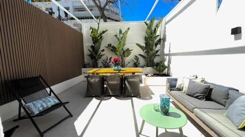 Marbella Center Beachfront with Private Patio Apartment in Marbella