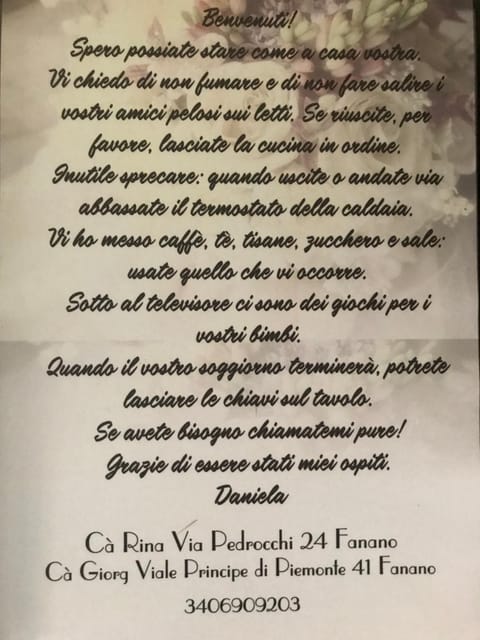 Cà Giorg Apartment in Emilia-Romagna