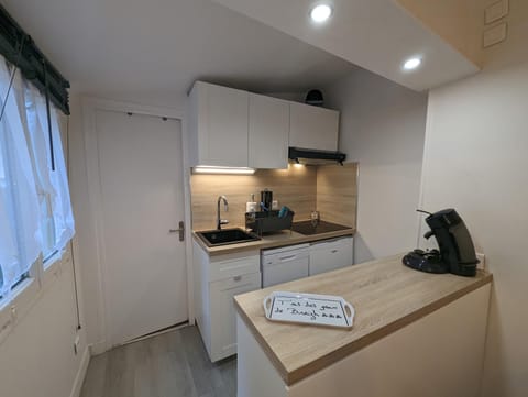 Coffee/tea facilities, Kitchen or kitchenette, dishwasher, minibar, stove