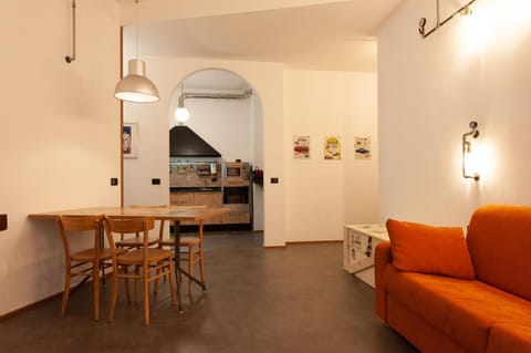 Kitchen or kitchenette, Living room, Dining area