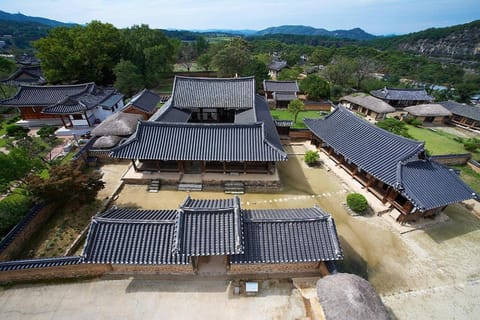 Property building, Day, Neighbourhood, Natural landscape, Bird's eye view