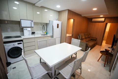 Kitchen or kitchenette, Living room, stove, washing machine
