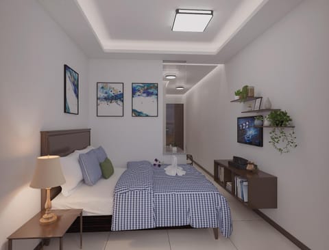 Photo of the whole room, Bedroom