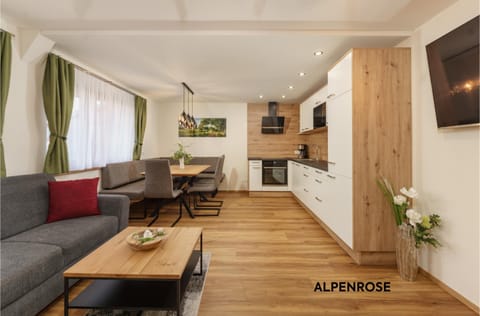 Kitchen or kitchenette, Living room, Seating area, Dining area, oven, stove