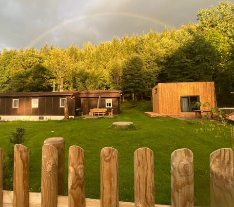Property building, Spring, Day, Natural landscape, Garden, View (from property/room), Garden view