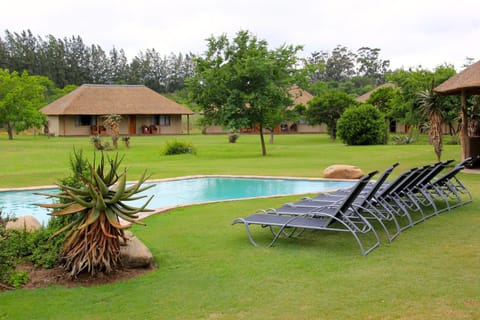 Garden view, Pool view, Swimming pool, sunbed