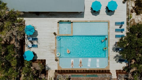 Spring, Day, Bird's eye view, Summer, Pool view, Swimming pool, sunbed