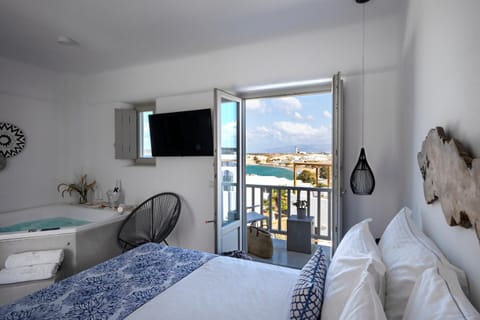Bedroom, Sea view