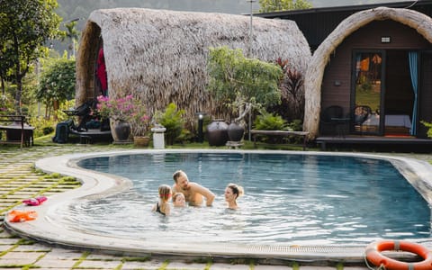 People, Natural landscape, Pool view, Swimming pool, Swimming pool