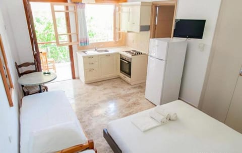 Bed, Kitchen or kitchenette, Photo of the whole room, pet friendly