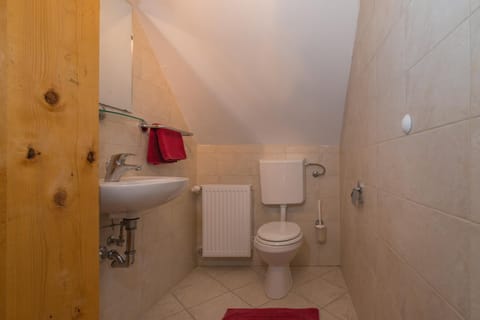 Toilet, Bathroom, towels