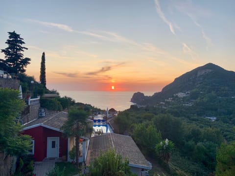 Sea view, Swimming pool, Sunset