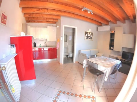 Kitchen or kitchenette, Living room, Dining area
