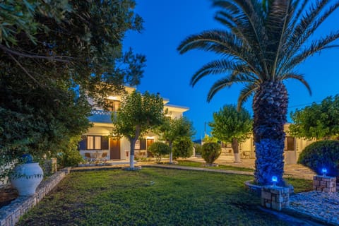 Property building, Night, Natural landscape, Garden, Garden view